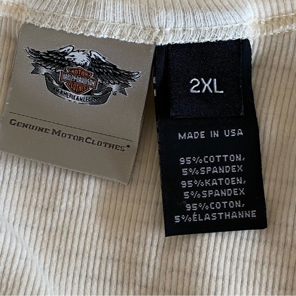HARLEY-DAVIDSON MOTORCYCLES  Freedom Rhinestones Tank Top Shirt 2X Made In USA - Picture 4 of 6